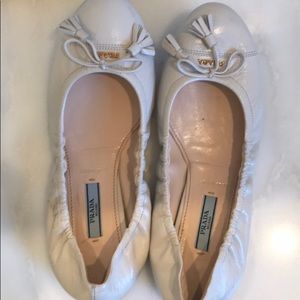 Prada ballerina flats